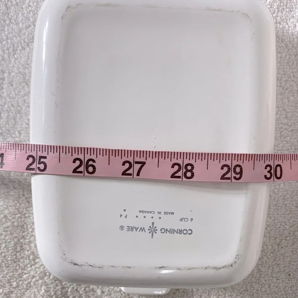 Vintage Corningware Blue  Cornflower 6 Cup P4 Pan Rectangle Casserole Dish - Picture 15 of 16